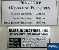 Image of BLISS PELLET MILL, MODEL B120A-141 15