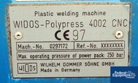 Image of Widos Polypress Pipe Welder, Model 4002 CNC _2