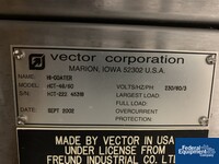 24" Vector HCT-48/60 Hi-Coater Coating Pan, S/S
