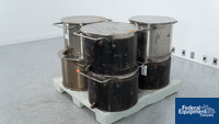 Image of 18.5" Stainless Steel Mixing Cans, (7)