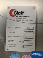 Glatt GPCG 30 Fluid Bed Dryer Granulator, S/S