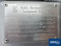370 Gal Wolfe Mechanical Mix Tank, 304 S/S, 3 HP
