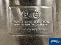 Image of 90 Gallon B&G Machine Co. Mix Tank, S/S 02