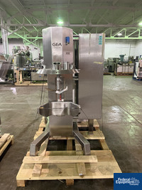 25 Liter GEA High Shear Mixer, Model Gral 25, S/S