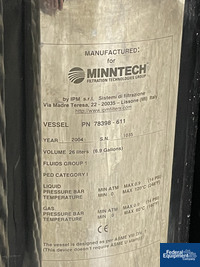 Image of 26 Liter Minntech Vessel, S/S, 14# 02