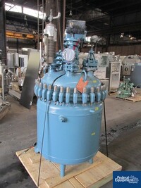 Image of 100 GAL PFAUDLER GLASS LINED REACTOR, 100/90# _2