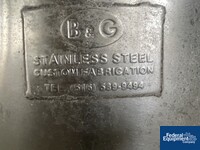 Image of 25 Gal B&G Stainless Tank, S/S 02