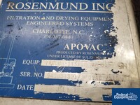 Image of Rosenmund APOVAC System, Model Model 2510, S/S, 170 CFM, 20 HP