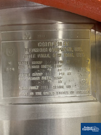 Image of 100 Gal Feldmeier Reactor, 316L S/S, 30/140# 02
