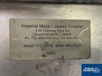 Jersey Crusher Dual Shaft Delumper, S/S, Model 1717SSLB