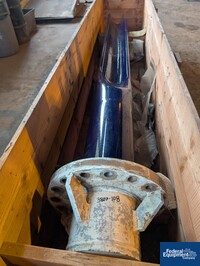 Image of 120" Pfaudler Concave Glass Lined Baffle 07