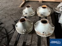Image of 3000/4000 Pfaudler Reactor Feet Set, Part# 3102948 04