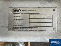 Image of GEA Westfalia Solid Bowl Disc Centrifuge, Model TC100-01-506 12