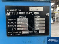 Image of 42 Cu Ft Littleford Mixer, Model FKM 1200E, C/S, JKT 03