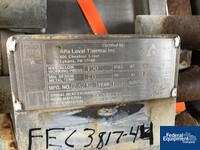 Image of 100 Sq Ft Alfa Laval Spiral Heat Exchanger, S/S, 100/100# 02