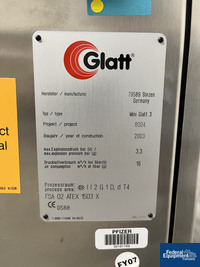 Image of Glatt Fluid Bed Dryer, Model Mini Glatt 3 02