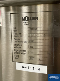 Image of Muller Drum Emptying System, Type FD, S/S 03
