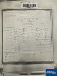 Image of 120 Liter Stainless Technology Reactor, 316L S/S, 50/100# 02