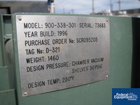 Image of 12 Sq Ft Stokes Vacuum Shelf Dryer, S/S 07