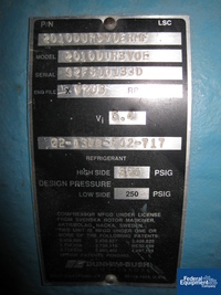 Image of 40 TON DUNHAM-BUSH CHILLER, WATER COOLED 08