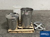 Image of Assorted Plastic and Stainless Steel Tanks 02