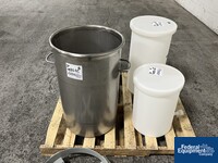 Image of Assorted Plastic and Stainless Steel Tanks 05