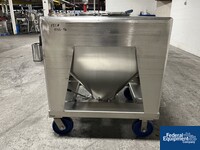 Image of 48" x 42" x 10"  Tote Systems Stainless Steel Transfer Bins 02