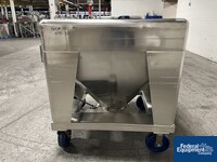 Image of 48" x 42" x 10"  Tote Systems Stainless Steel Transfer Bins 02
