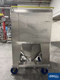 Image of 48" x 42" x 10"  Tote Systems Stainless Steel Transfer Bins 05