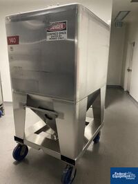 Image of 48" x 42" x 40" Tote Systems Stainless Steel Transfer Bins 07