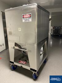 Image of 48" x 42" x 40" Tote Systems Stainless Steel Transfer Bins 12