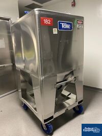 Image of 48" x 42" x 40" Tote Systems Stainless Steel Transfer Bins 16