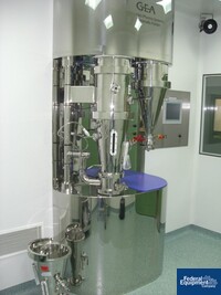 Image of GEA Niro Fluid Bed Dryer Granulator, Model MP1, S/S, 10 Bar 05