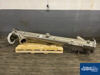 Image of Watson Metal Masters Custom Built 4” X 126" Cleated Belt Conveyor, S/S 02