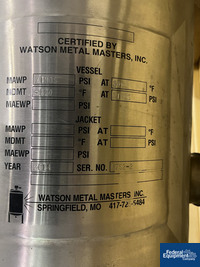 Image of Watson Metal Masters Custom Built 4” X 126" Cleated Belt Conveyor, S/S 03