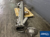 Image of Watson Metal Masters Custom Built 4” X 126" Cleated Belt Conveyor, S/S 04