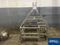Image of Watson Metal Masters Custom Built 4” X 126" Cleated Belt Conveyor, S/S 11