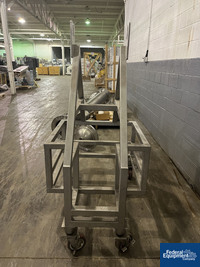 Image of Watson Metal Masters Custom Built 4” X 126" Cleated Belt Conveyor, S/S 13