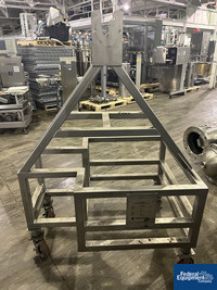 Image of Watson Metal Masters Custom Built 4” X 126" Cleated Belt Conveyor, S/S 14