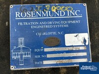 Image of 4 Sq Meter Rosenmund Nutsche Filter Dryer, 316L S/S 10