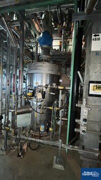 Image of 6.3 Sq Meter / 67 Sq Ft Buss SMS Thin Film Evaporator, 904L S/S, 3.2/16 Bar 10