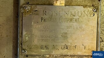 Image of 6 Sq Meter Rosenmund Nutsche Filter, Model Paddle, S/S, 50/150# 02