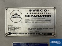 Image of 60" Sweco Screen, Single Deck, Model XS60 02
