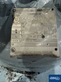 Image of 30 Gal Pfaudler Glass Lined Stainless Steel Reactor, 100/100# 07