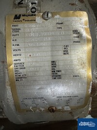Image of 30 Gal Pfaudler Glass Lined Stainless Steel Reactor, 100/100# 13