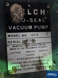 Image of Welch Vacuum Pump, Model 1373, 0.5 HP 08