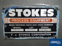 Image of 38" STOKES COATING/POLISHING PAN, MODEL 1DVS, S/S 10