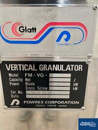 Image of 10 Liter Glatt FM-VG Vertical High Shear Granulator 02