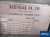 Image of 10" Stewart Bolling / Beringer Water Ring Pelletizing Line 68