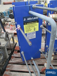 Image of 67 SQ FT ALFA LAVAL PLATE HEAT EXCHANGER, S/S, 150# 02
